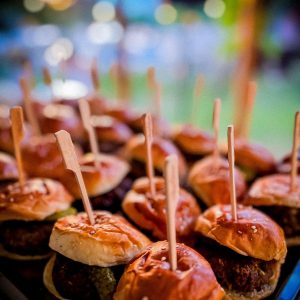 mini hamburgers finger food catering